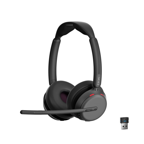 EPOS IMPACT 1060 ANC UC Stereo Bluetooth Headset mit BTD 800 USB-A Bluetooth Dongle