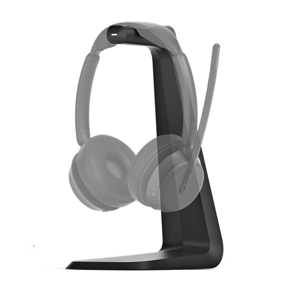 EPOS IMPACT 1061T ANC Stand Teams Stereo Bluetooth Headset mit CH 40 Ladestation & BTD 800 USB-A Blu