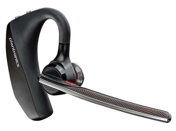 Poly Voyager 5200 Office USB-A 2-Way Base Ohrbügel Bluetooth NC Headset für Festnetz, PC Softphone u