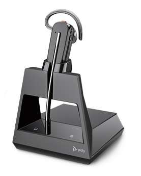 Poly Voyager 4245-M Office MS Teams USB-A 2-Way Base Konvertible Mono Bluetooth NC Headset für Festn