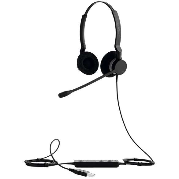Jabra BIZ 2300 USB MS Duo USB NC Headset mit CallControl für Microsoft