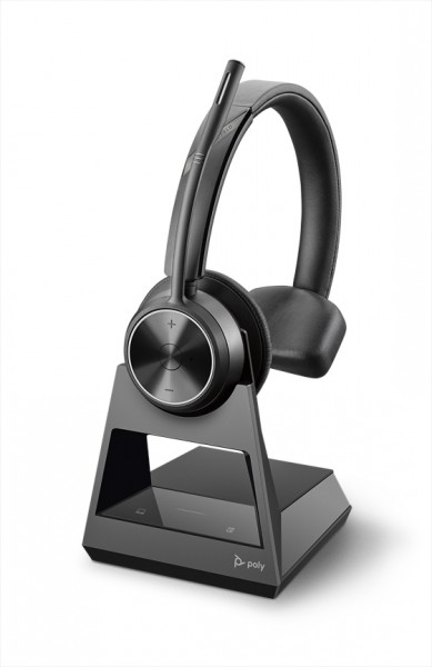 Poly Savi 7310 Office UC Mono Ultra-Secure DECT NC Headset mit Acoustic Fence für Festnetz und PC So