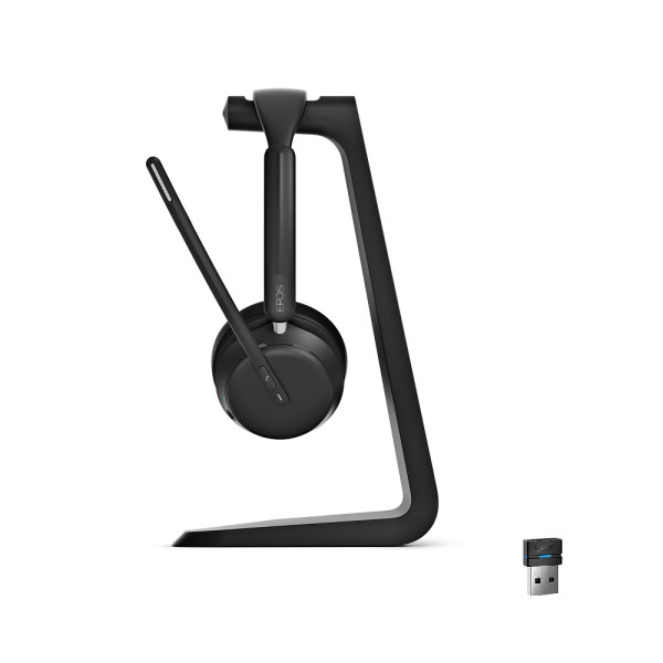 EPOS IMPACT 1061 Stand UC Stereo Bluetooth Headset mit CH 40 Ladestation & BTD 800 USB-A Bluetooth D