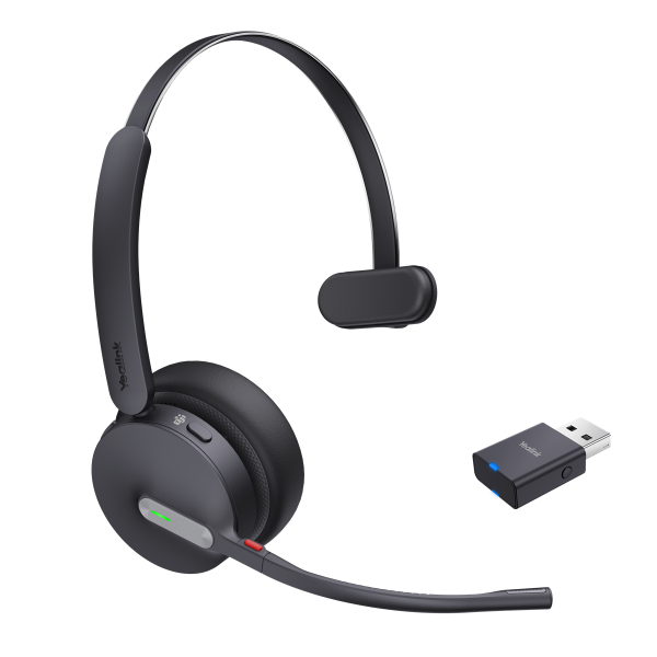 Yealink WH64 Hybrid Mono Teams DECT/BT Headset inkl. USB-A DECT Dongle