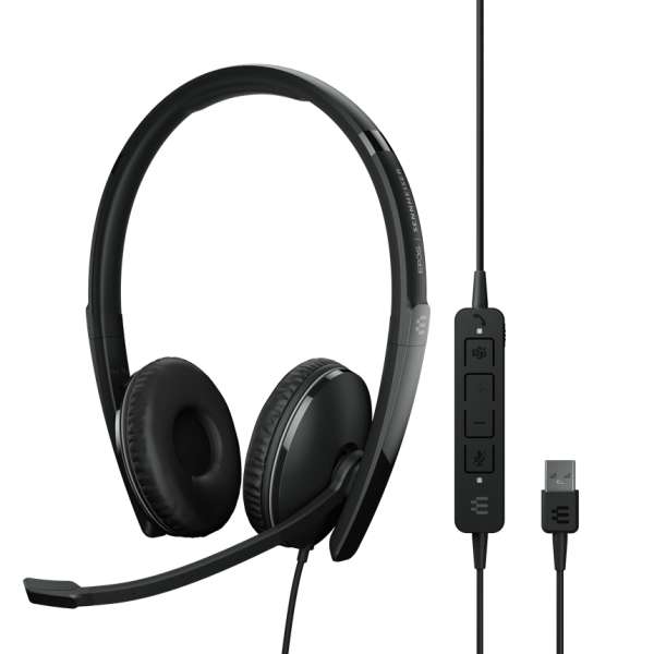 EPOS ADAPT 160T ANC USB-C Stereo Headset inkl. In-Line Call Control und ANC (Active Noice Cancelling