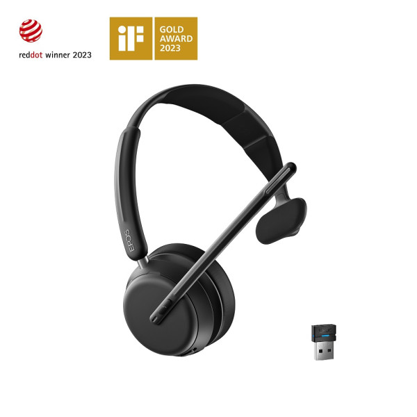 EPOS IMPACT 1030 UC Mono Bluetooth Headset mit BTD 800 USB-A Bluetooth Dongle
