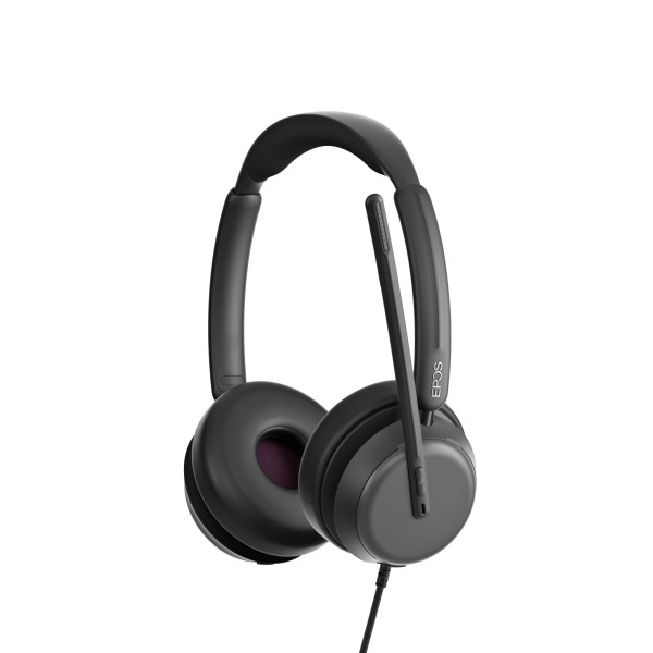 EPOS IMPACT 860 ANC UC USB-C Stereo Headset inkl. USB-A Adapter & Smart Call Control am Headset