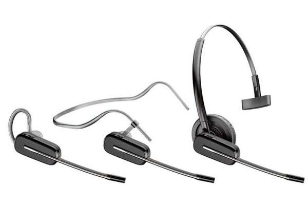 Poly Voyager 4245 Office USB-A 2-Way Base Konvertible Mono Bluetooth NC Headset für Festnetz, PC Sof