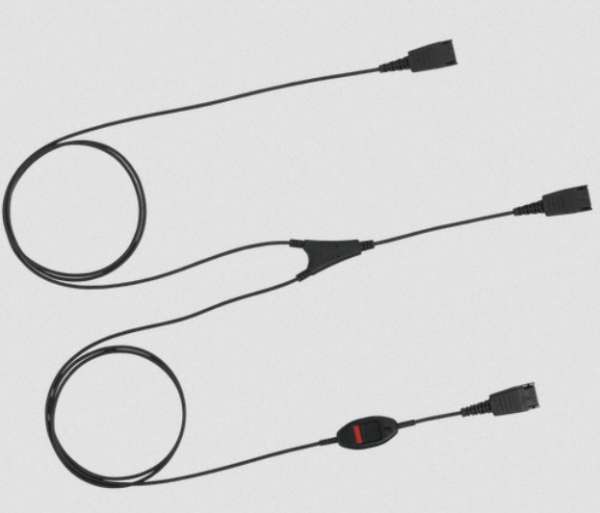 Jabra Supervisorkabel 2xQD auf 1x QD Kabel inkl. Mute-Switch