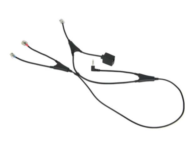 Jabra Link 36 MSH EHS Adapter an der Alcatel 8' & 9 S-Serie (40x8/40x9 & 8019s, 8029s & 8039s)