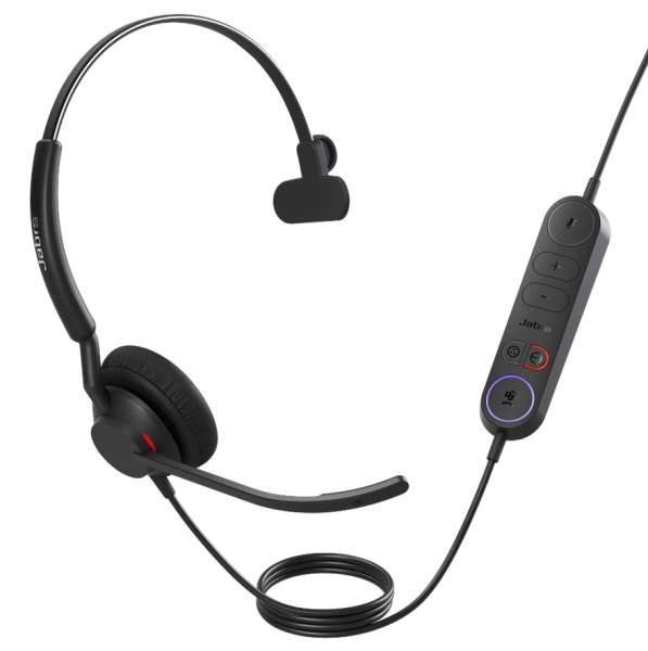 Jabra Engage 40 Mono USB-C MS Teams Inline Link Headset mit USB-C Stecker