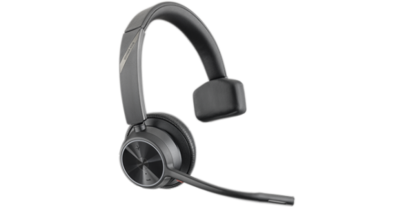 Poly Voyager 4310 UC USB-C Mono Bluetooth Headset inkl. BT700 USB-C Dongle für PC Softphone und Mobi