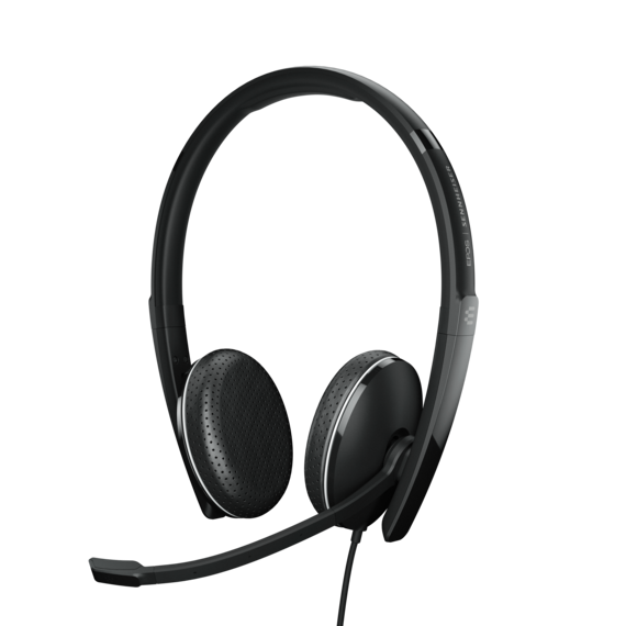 EPOS ADAPT SC 165 USB-C II & 3,5mm Klinke Duo Headset inkl. abnehmbarem USB-Kabel mit In-Line Call C