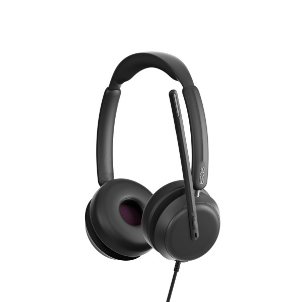 EPOS IMPACT 860T Teams USB-C Stereo Headset inkl. USB-A Adapter & Call Control am Headset