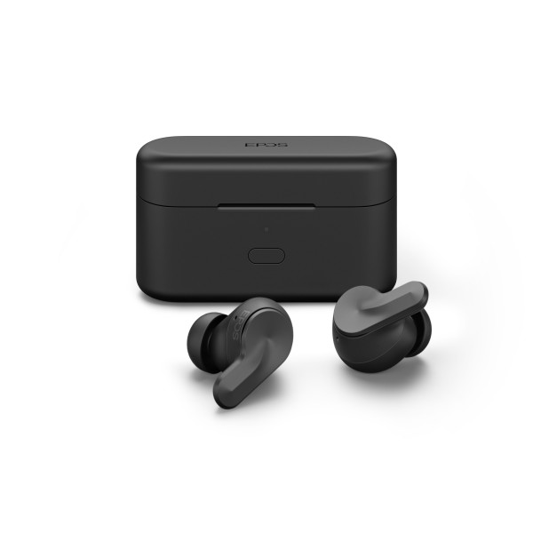 EPOS ADAPT E1 Black IPX5 Hybrid ANC Bluetooth Earbuds inkl. Ladecase & USB-C Dongle