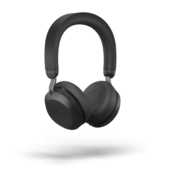 Jabra Evolve2 75 Link380c UC Stereo ANC Black Bluetooth NC Headset inkl. Link 380 USB-C UC BT Dongle