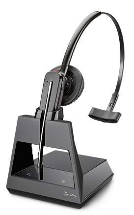 Poly Voyager 4245-M Office MS Teams USB-A 2-Way Base Konvertible Mono Bluetooth NC Headset für Festn