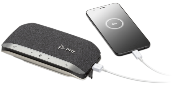 POLY SYNC 20 Teams USB-A & Bluetooth Konferenzlautsprecher Microsoft zertifiziert