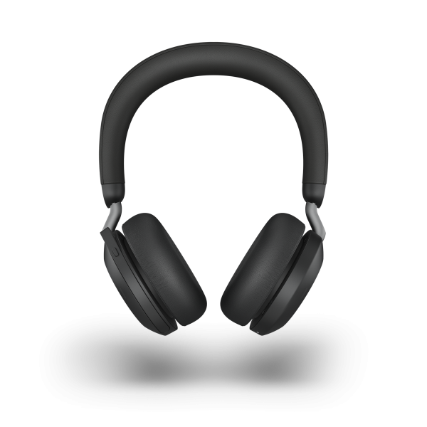 Jabra Evolve2 75 Link380c UC Stereo ANC Black Bluetooth NC Headset inkl. Link 380 USB-C UC BT Dongle