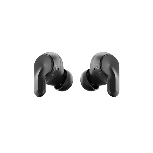EPOS ADAPT E1 Black IPX5 Hybrid ANC Bluetooth Earbuds inkl. Ladecase & USB-C Dongle