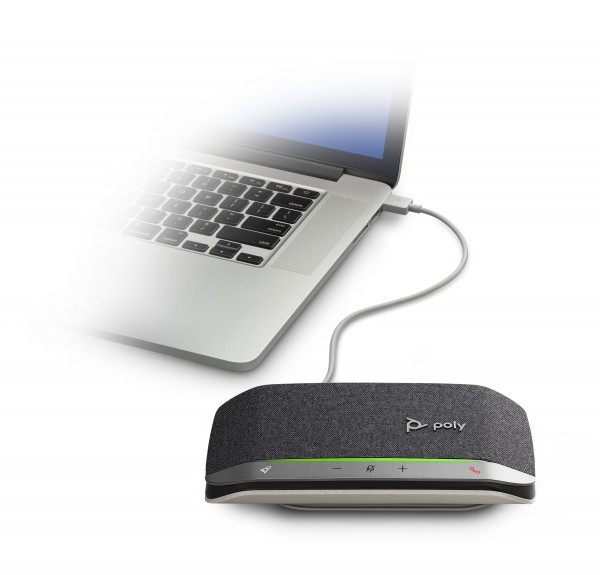 POLY SYNC 20 Teams USB-C & Bluetooth Konferenzlautsprecher Microsoft zertifiziert