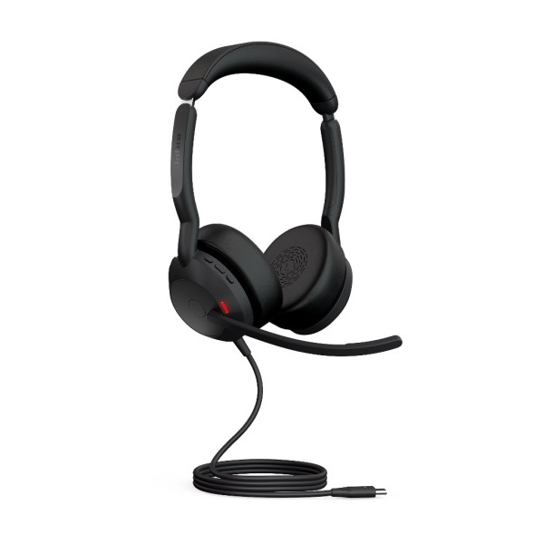 Jabra Evolve2 50 UC Stereo USB-C Kabel & Bluetooth ANC Headset für UC