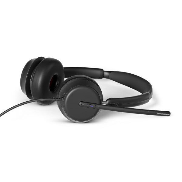 EPOS IMPACT 860T Teams USB-C Stereo Headset inkl. USB-A Adapter & Call Control am Headset