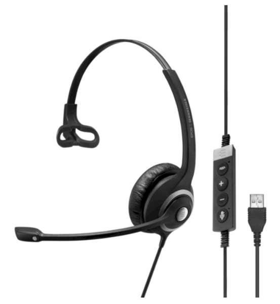 EPOS IMPACT SC 230 USB UC & ML II Mono NC Headset mit In-Line Call Control für PC/Notebook