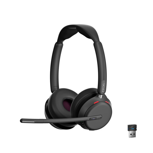 EPOS IMPACT 1060T Teams Stereo Bluetooth Headset mit BTD 800 USB-A Bluetooth Dongle