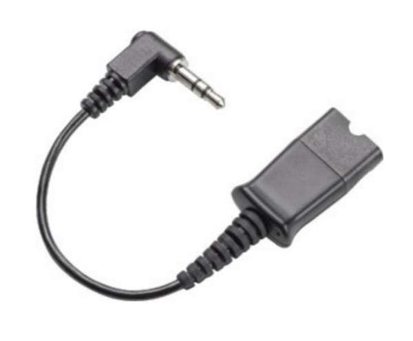 Poly Anschlusskabel QD auf 3,5mm Klinke z.B. für Alcatel 8er und 9er Serie