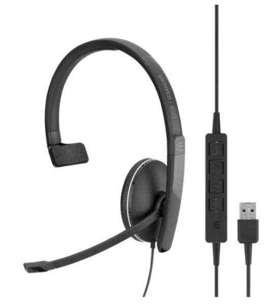 EPOS ADAPT 135T II USB-A & 3,5mm Mono Teams/UC Headset für PC/Handy