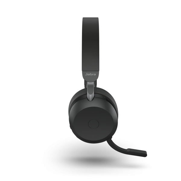 Jabra Evolve2 75 Link380c UC Stereo ANC Black Bluetooth NC Headset inkl. Link 380 USB-C UC BT Dongle