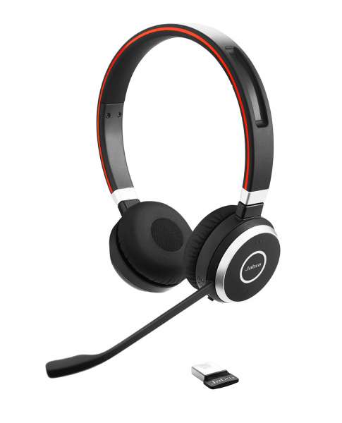 Jabra Evolve 65 SE Link380a UC Duo Bluetooth Headset inkl. Link 380a Bluetooth USB-A Adapter> Busyli