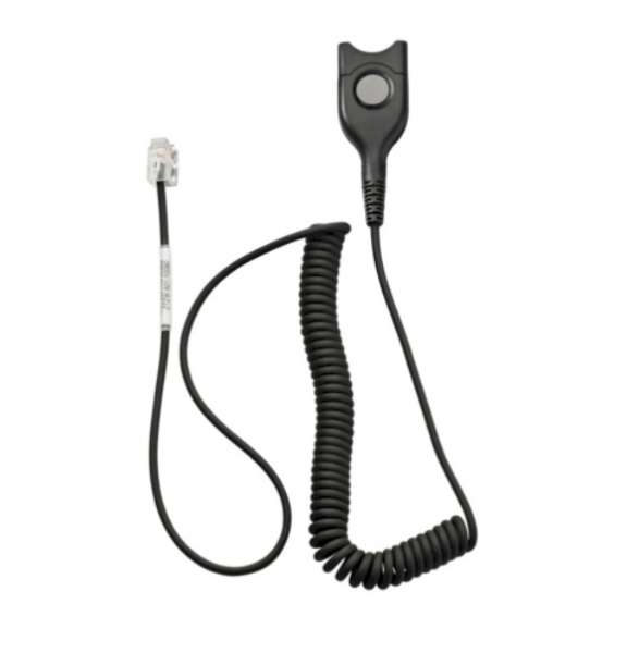 EPOS CSTD 17 Spiralkabel 0,5-2m QD auf RJ10