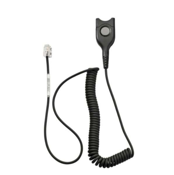 EPOS CSTD 08 Spiralkabel 0,5-2m QD auf RJ10