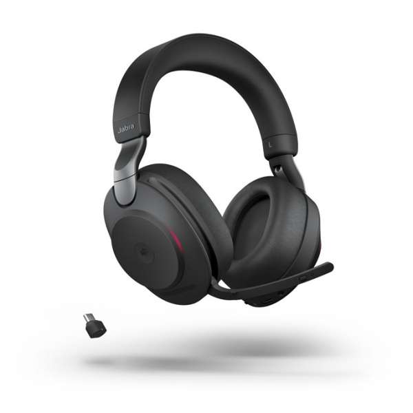 Jabra Evolve2 85 Link380c MS Stereo Black ANC Bluetooth NC Headset inkl. Link 380 USB-C MS Teams BT