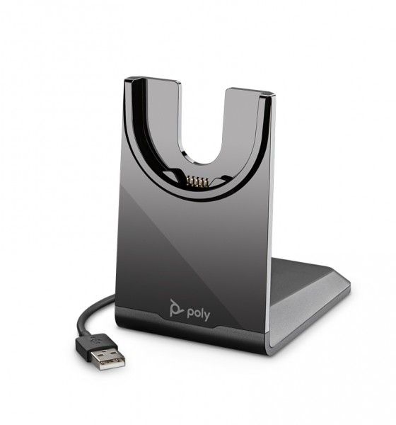 Poly Voyager Focus2 UC-M Station USB-C/-A Teams Stereo ANC Bluetooth Headset inkl. Ladeschale & BT70