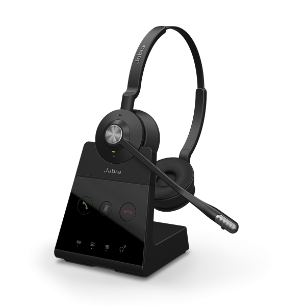 Jabra Engage 65 SE Stereo Überkopfbügel EHS DECT Headset für Festnetz und Softphone (Teams/UC)