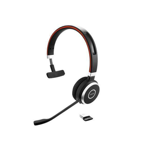 Jabra Evolve 65 SE Link380a UC Mono Bluetooth Headset inkl. Link 380a Bluetooth USB-A Adapter> Busyl