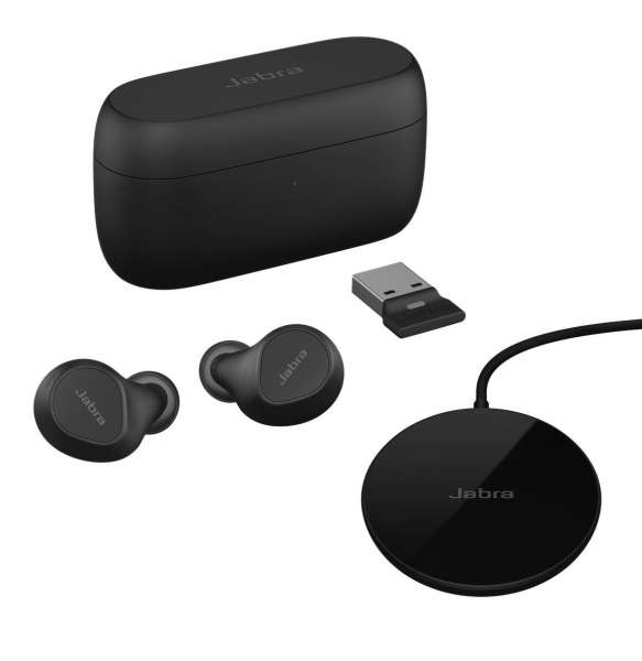 Jabra Evolve2 Buds UC Wireless Ladepad Link380a ANC True Wireless Headset (L+R) inkl. Ladepad, Ladee