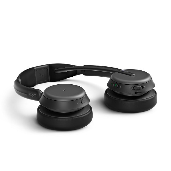 EPOS IMPACT 1060T ANC Teams Stereo Bluetooth Headset mit BTD 800 USB-A Bluetooth Dongle