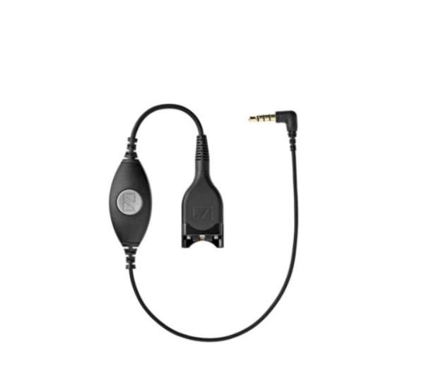 EPOS CMB 01 CTRL Kabel QD auf 3,5 mm 4-Pol für Mobil Telefone (iPhone, Samsung usw.)
