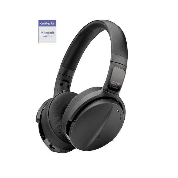 1000207 ADAPT 560 On-ear Bluetooth® Headset mit BTD 800 USB-Dongle und Etui. Optimiert für UC und Zertifiziert für Microsoft Teams*
