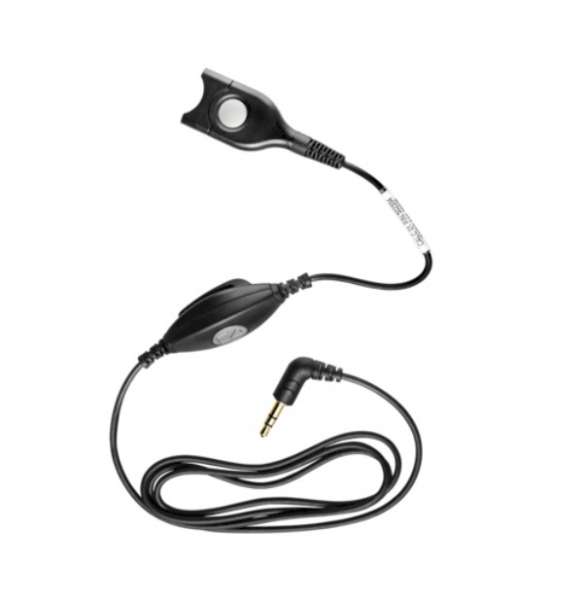 EPOS CALC 01 QD auf 3,5mm mit PTT für Alcatel 8'er/9'er Serie mit Annahmeknopf